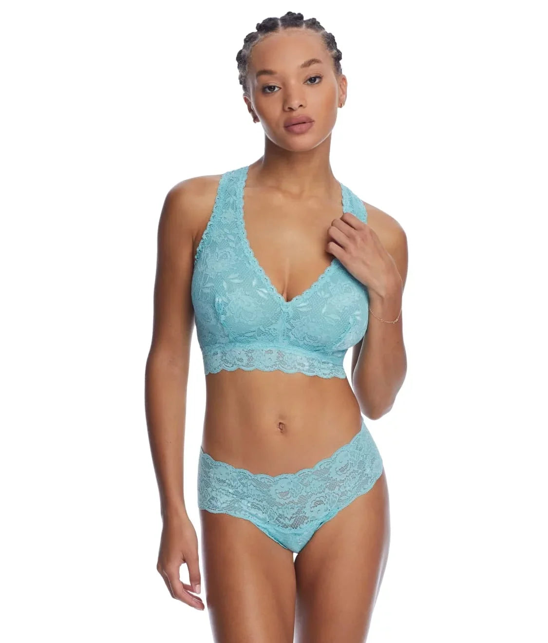 Bra, Never Blue Curvy Capri US Large, COSABELLA Say Racerback Never NWOT