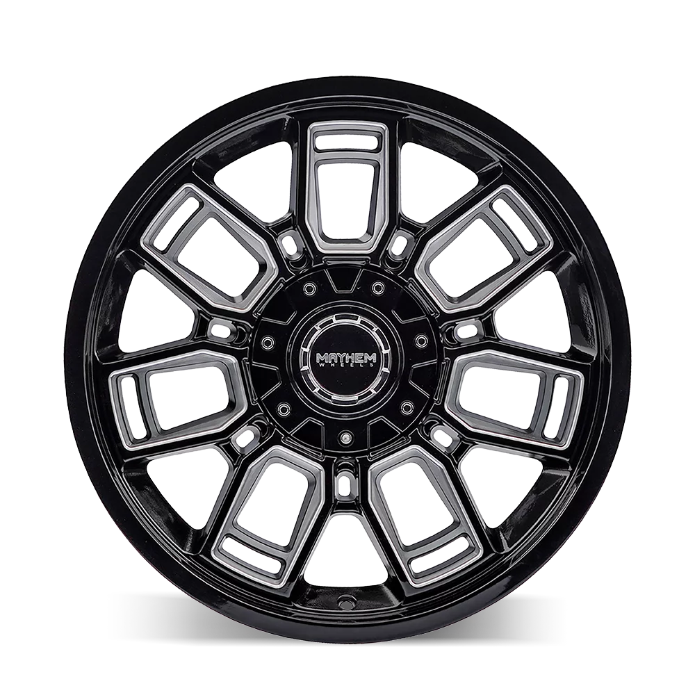 Gloss 20x9 (0mm) Black/Milled Wheel Ordinance 5x5/5x5.5 Mayhem