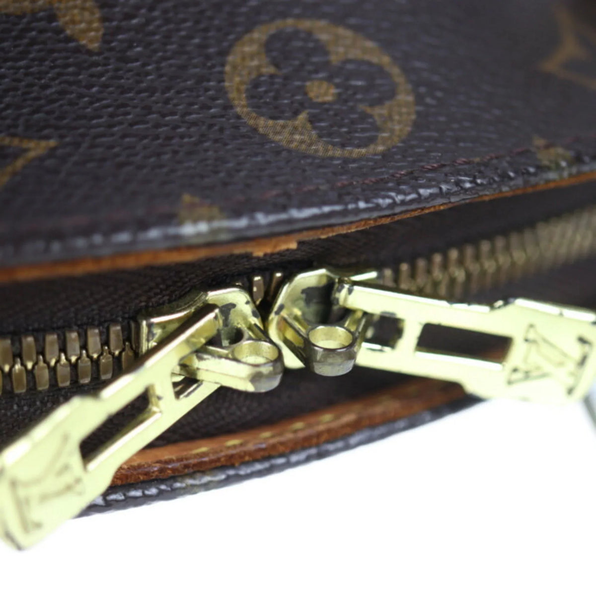 Handbag Ellipse VUITTON Canvas Pre-Owned Monogram M51126 Vuitton LOUIS Brown (Good) Louis