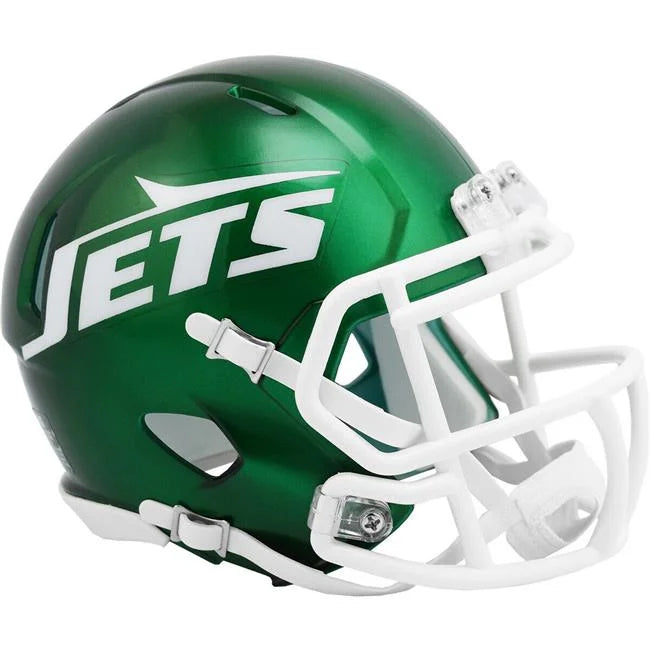 Speed York Replica Helmet Alternate On-Field Tribute Jets Legacy Riddell Mini Style 2023