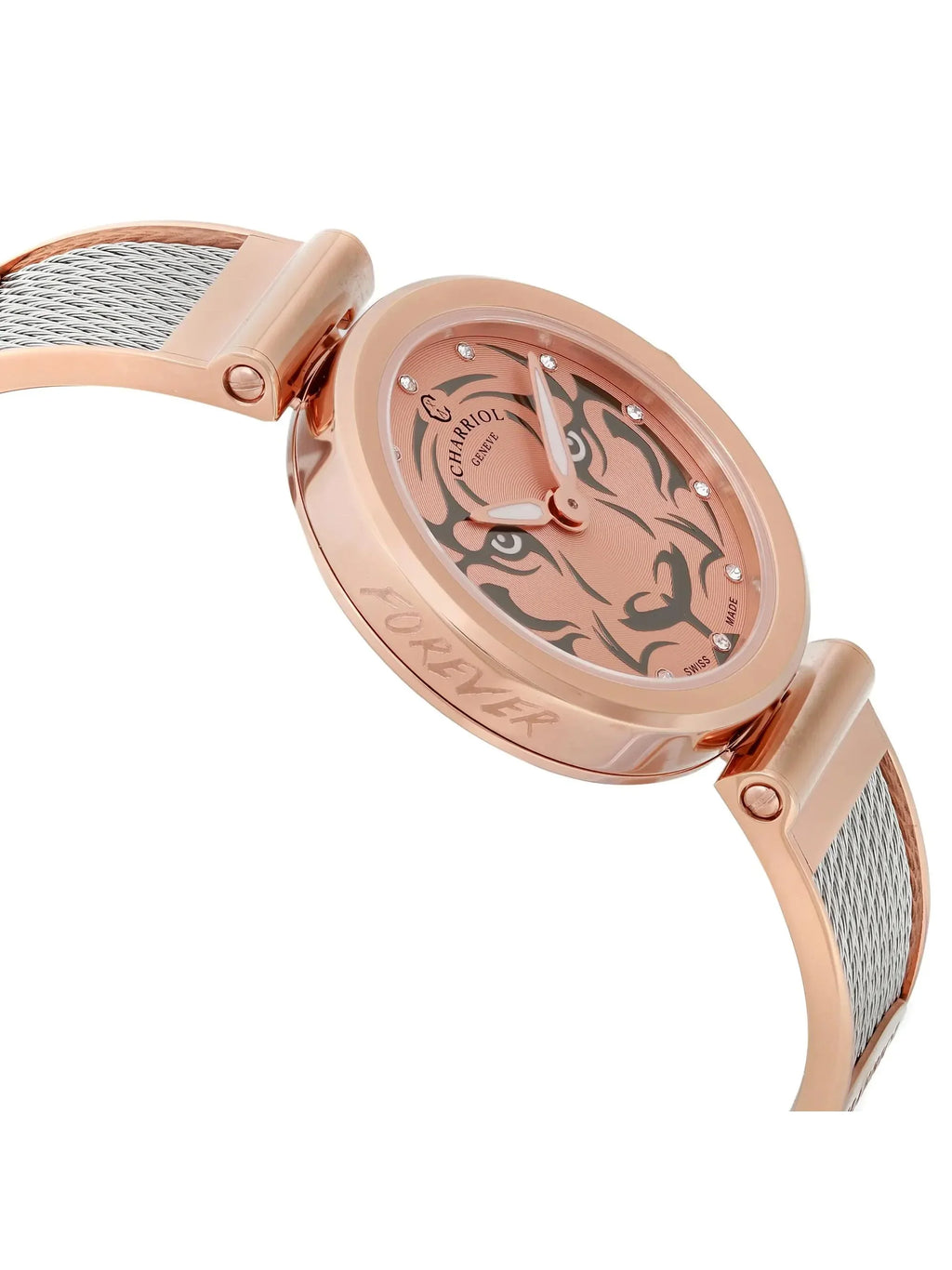Watch Steel FE32.102.029 Tiger Ladies New) (Like Pre-owned Charriol Forever