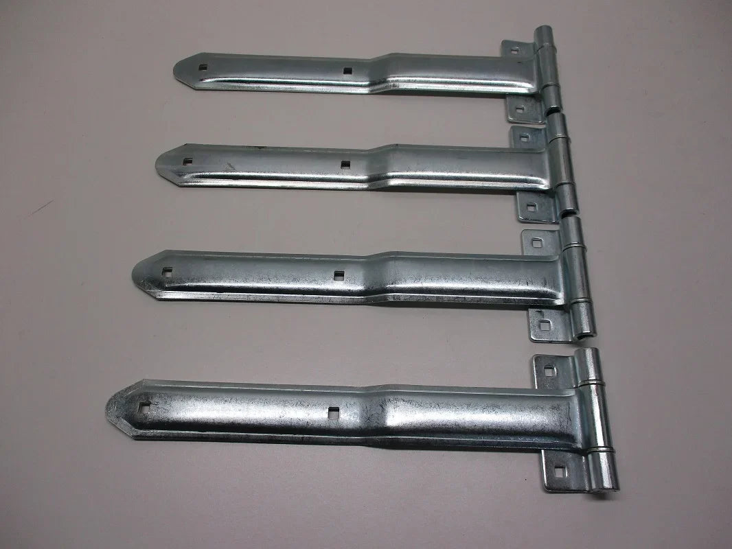 (4) Hinges Bent / Trailer Strap RV Utility 16" Offset Hinges Door Cargo