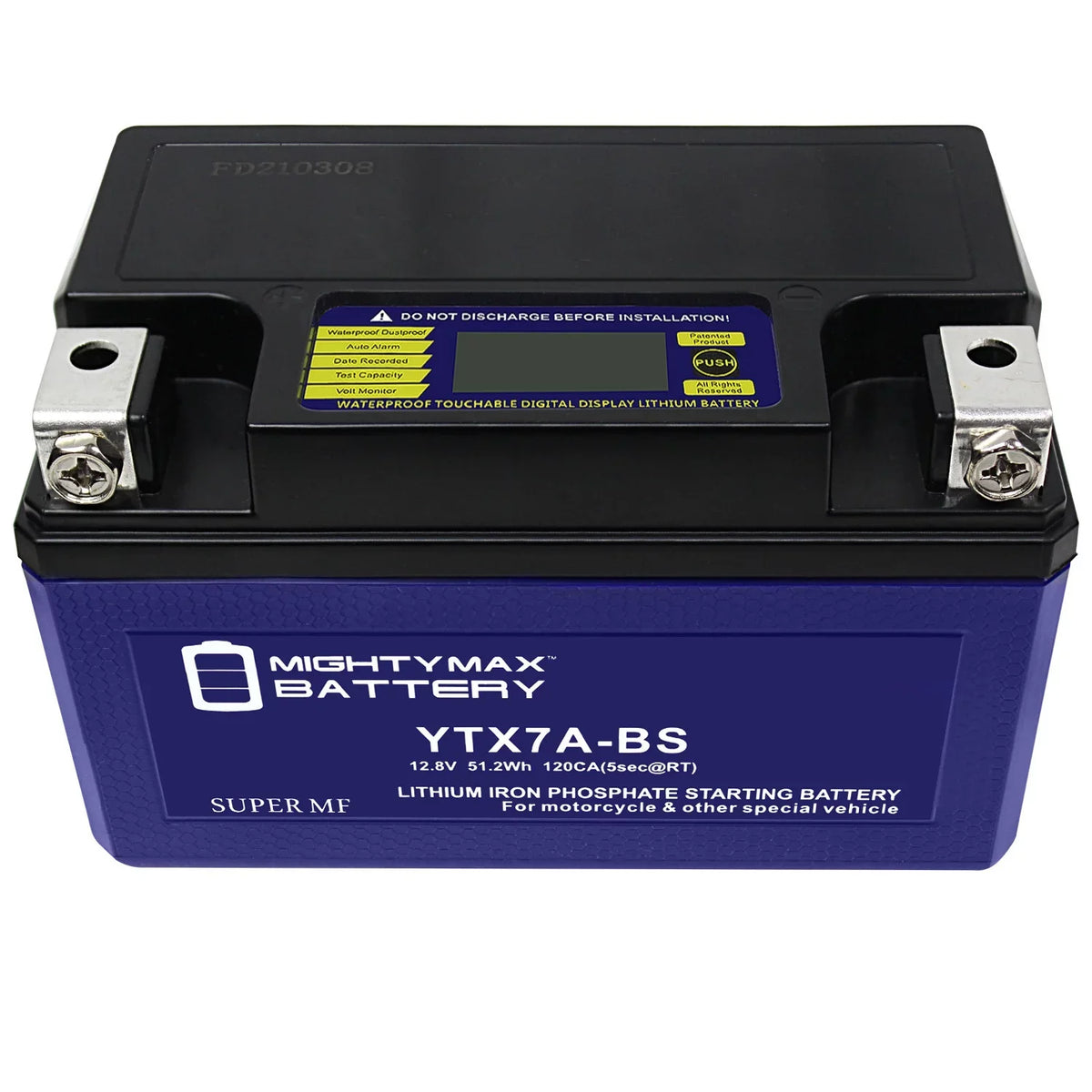 Lithium 50 Battery Scooter Evo Pack with YTX7A-BS Compatible Tweet Replacement - 8 2014 Peugeot