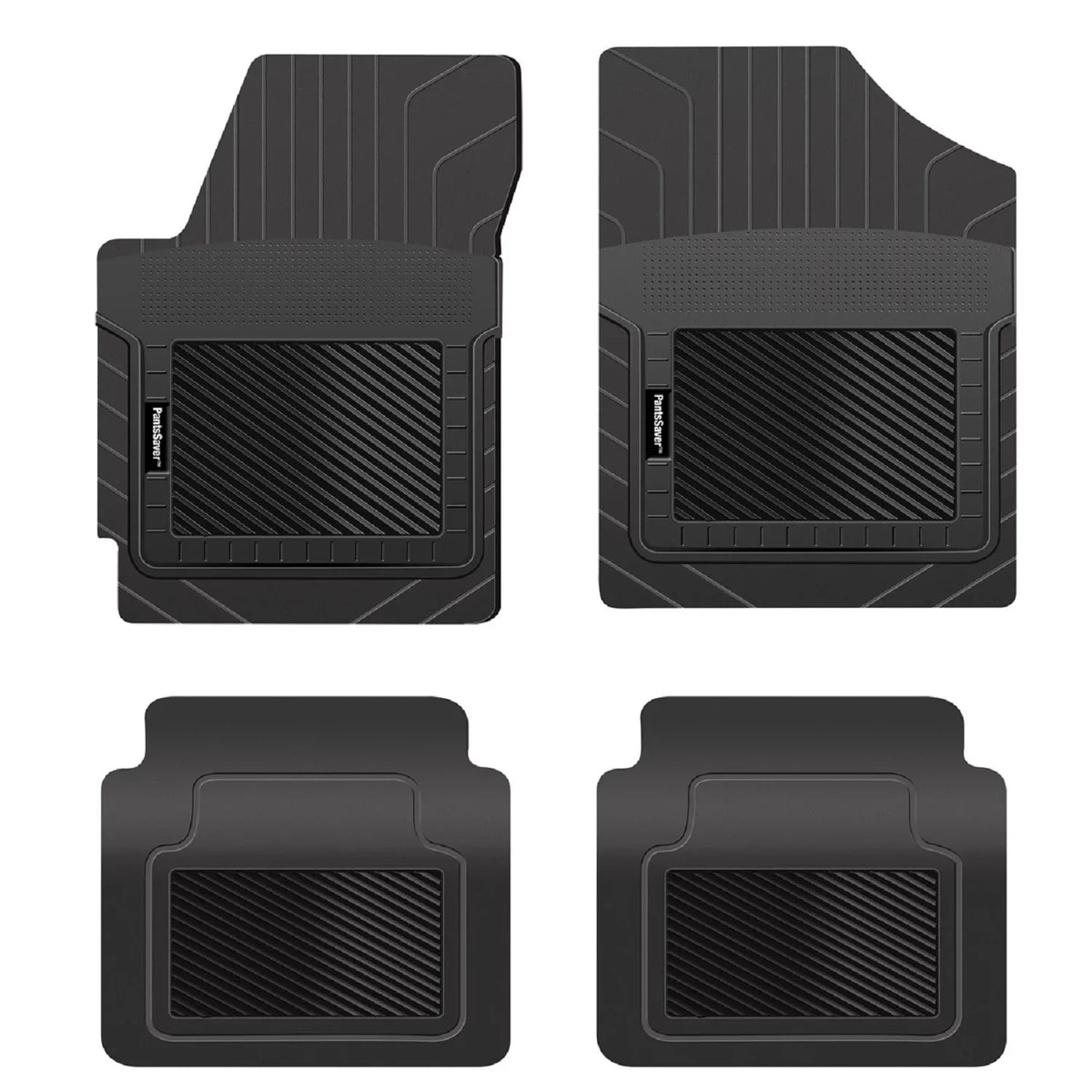 All Piece Weather Mats Fit Genesis 2017-2022 for Custom G90 Floor Protection PantsSaver Set (Black) -4