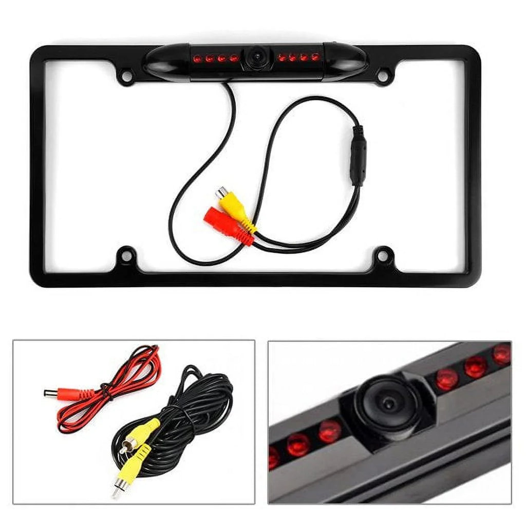 Rearview Black ALPINE Frame INEW970HD Plate for Absolute Camera License INE-W970HD Backup