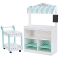 My Wooden Dream Set Teamson Bakery Cart Kids Pastry Play Shop and