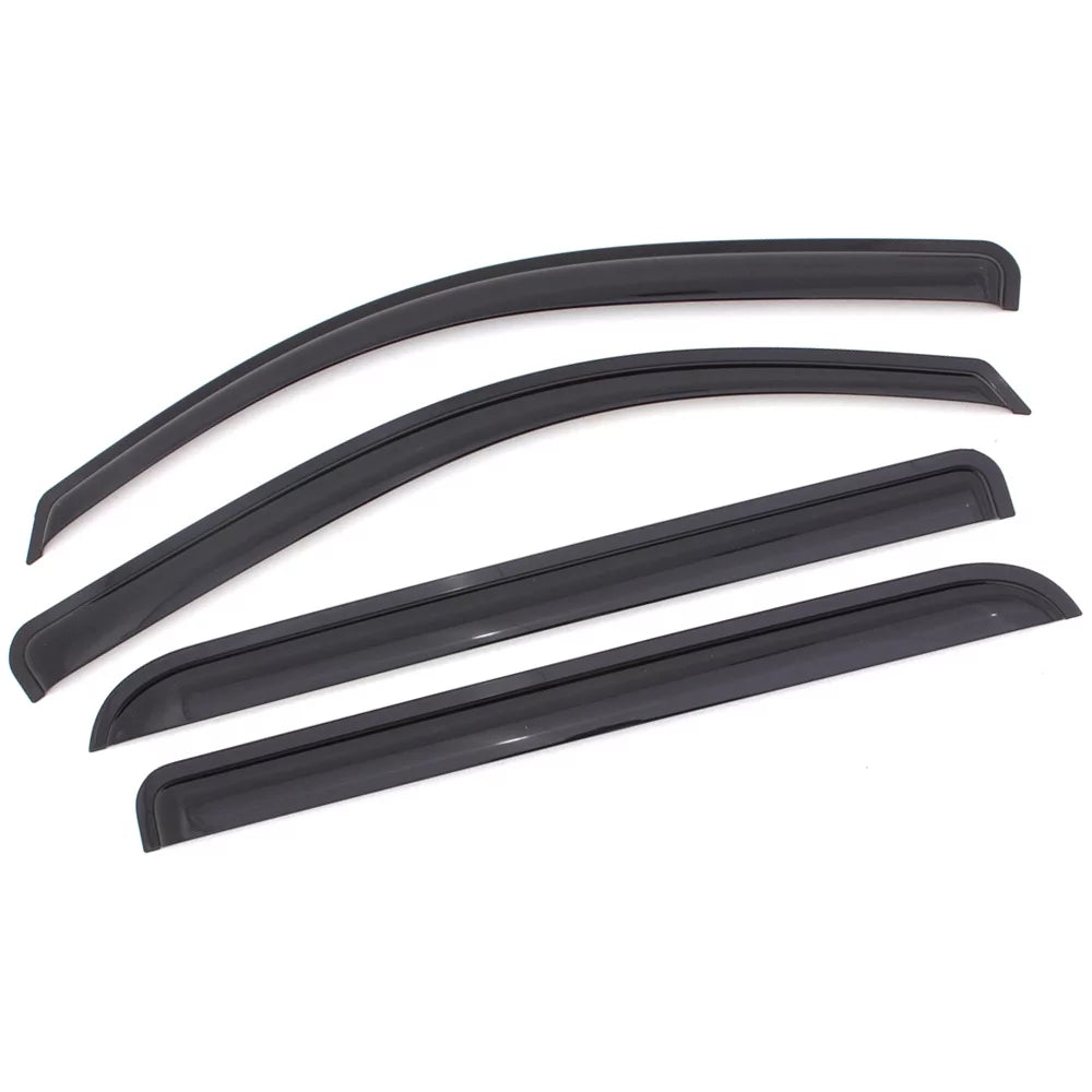 2015 Set with 2016 2013 Rain 2012 Window Mount 4Pc 2014 2018 11-19 Acrylic 2011 Motorsports Vent Outside Compatible Visors Explorer 2017 Ford Guard Deflector Ikon