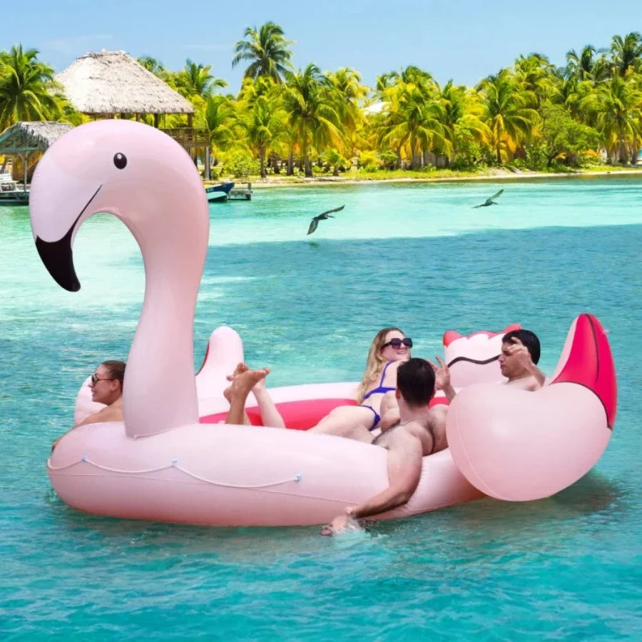 6 and Flamingo People Pool 6 River for Floating Island Cup Inflatable Holders with