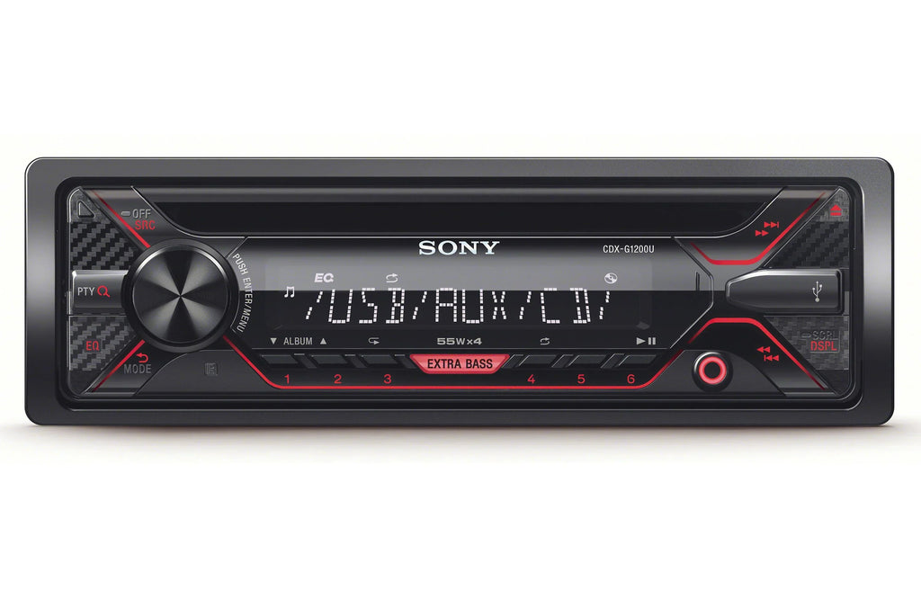 CD max Sony 55Wx4ch with Z Bundle Receiver Aux & and Zonoz Inputs CDX-G1200U USB Tool