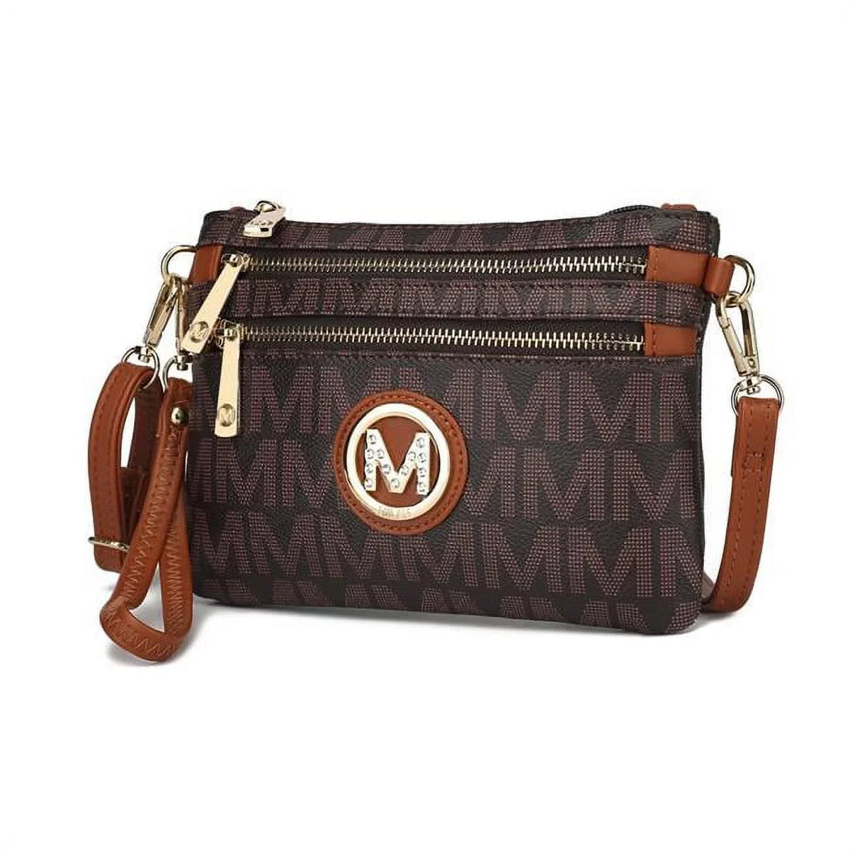 MKF K Mia Signature Brown by Crossbody Collection M Geneve Bag,