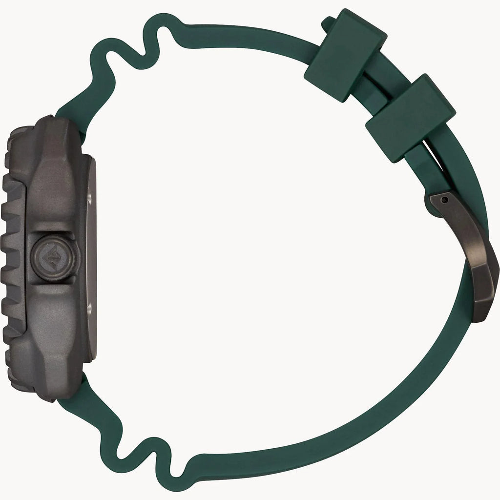 with Case Promsater with Dive Eco-Drive Men's Super BN0228-06W Titanium Green Strap - Citizen