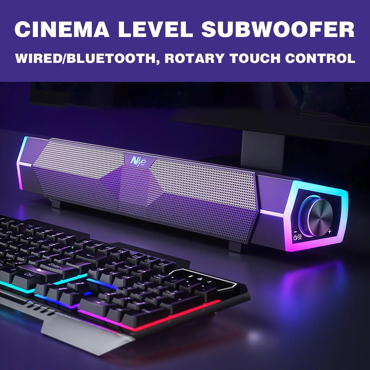 Kcavykas Items Computer Subwoofer Speaker Speaker Soundbar Bluetooth Clearance Level Surround Sound Speaker Speaker Speaker Bluetooth Cinema Dual