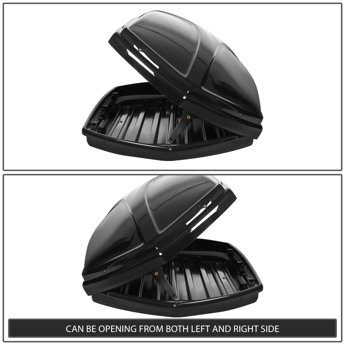 Rail w/ PT-ZTL-8136-BK Cargo 15 17 Subaru 16 Side For Luggage to 2014 Bar Motoring Top Keys Cross Roof + Dual Opening Aluminum Storage Carrier 2018 Forester DNA Side Box