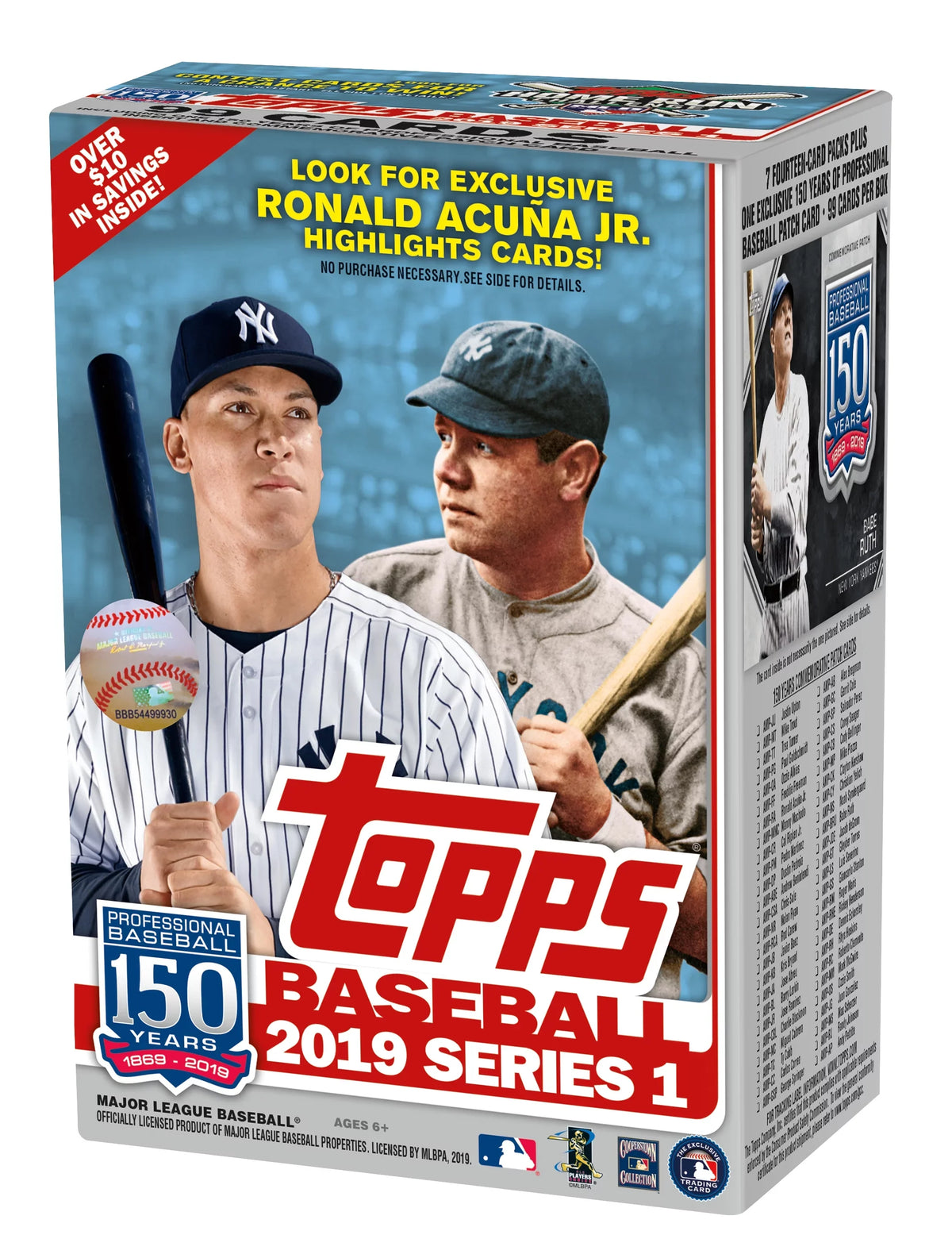 (Retail Box Cards Trading Edition) 1 Baseball Topps Relic Series 2019