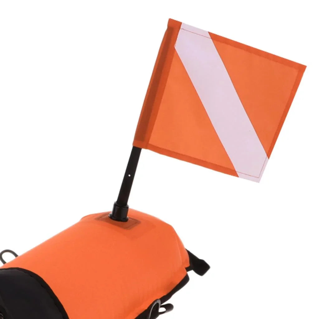 Safety , Visible D-, Spearfishing, 20m Diving with Inflator High Diver Scuba Float Freediving Flag, Oral Buoy Snorkeling,