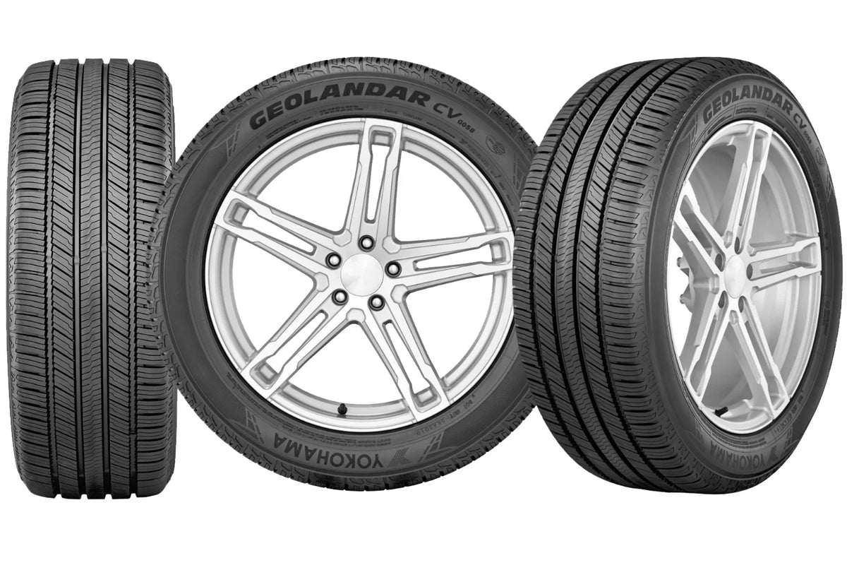 235/55R20 Tire Yokohama 102V Season All Geolandar G058 BW CV