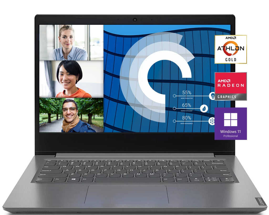 Full 12GB ADA 11 Gold HDMI, RAM, V14 Laptop, PCIe SSD, Screen, AMD Lenovo 14'' 256GB Athlon Pro 3150U, Windows HD Wi-Fi, Newest Business