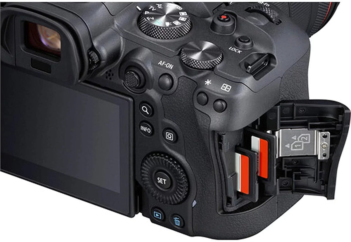 '+ USM + 128GB f/1.8 + Lens with + R6 STM 24-105mm is EOS F/4-5.6 f/4 Canon Digital RF Bundle + Memory III Mirrorless Lens Lens 50mm L Filters 42pc RF + Camera 75-300mm Case Tripod