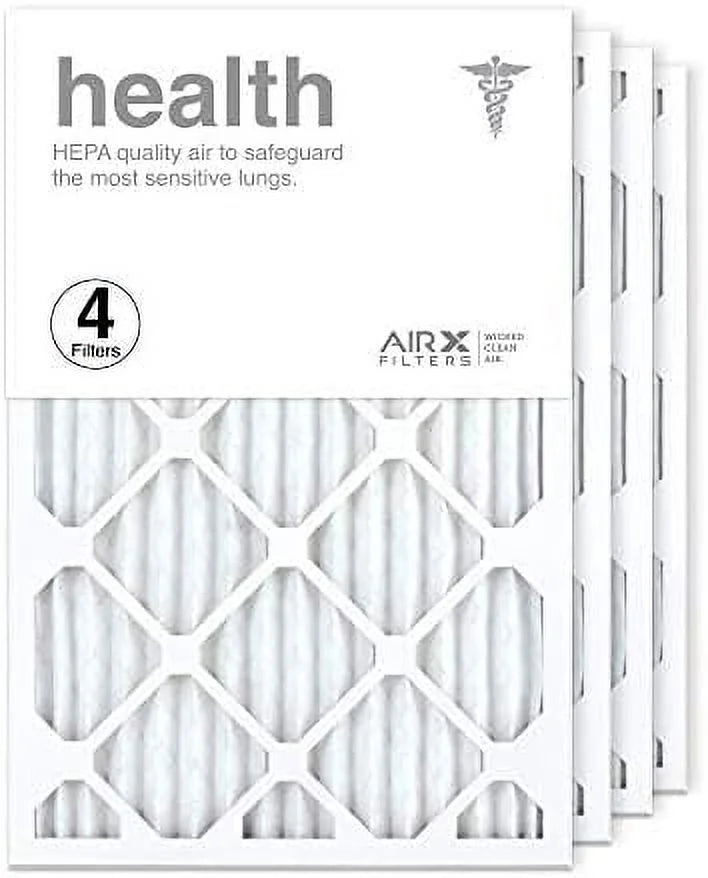 Filter 16X25x1 HV 4-Pk In MERV 13 Pleated Filter, Furne Made Air Air Health The