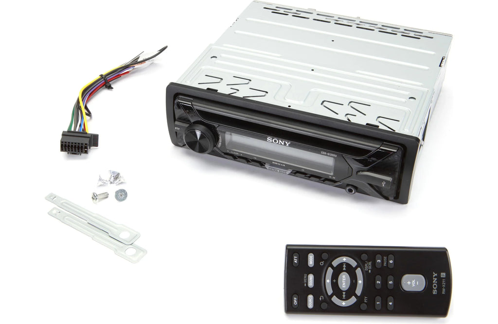 CD max Sony 55Wx4ch with Z Bundle Receiver Aux & and Zonoz Inputs CDX-G1200U USB Tool