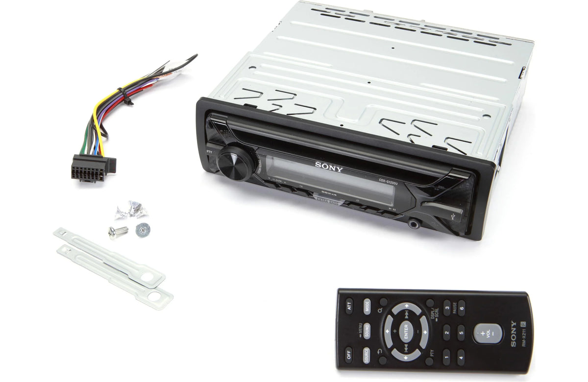 CD max Sony 55Wx4ch with Z Bundle Receiver Aux & and Zonoz Inputs CDX-G1200U USB Tool