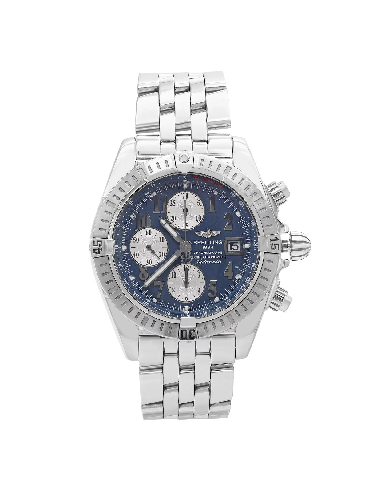 Chronomat Dial Steel Automatic Evolution Breitling Watch Blue A1335611/C647-357A