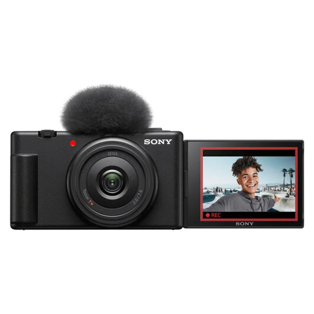 ZeeTech + Memory + with Vlogging Accessory Camera Bundle 2 Tripod Case (Black) SanDisk 64GB Pack Sony ZV-1F Card +