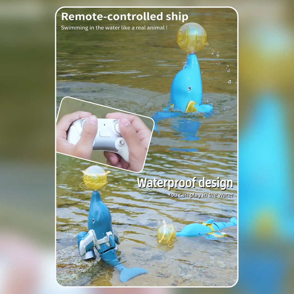 Head /one Toy Remote Click Pool Head Waterproof Boat Remote Boat boat,Demo Water Animal Toy Water Pool Ball Kids Head Boat Remote Kids Animal Water Waterproof Dolphin River