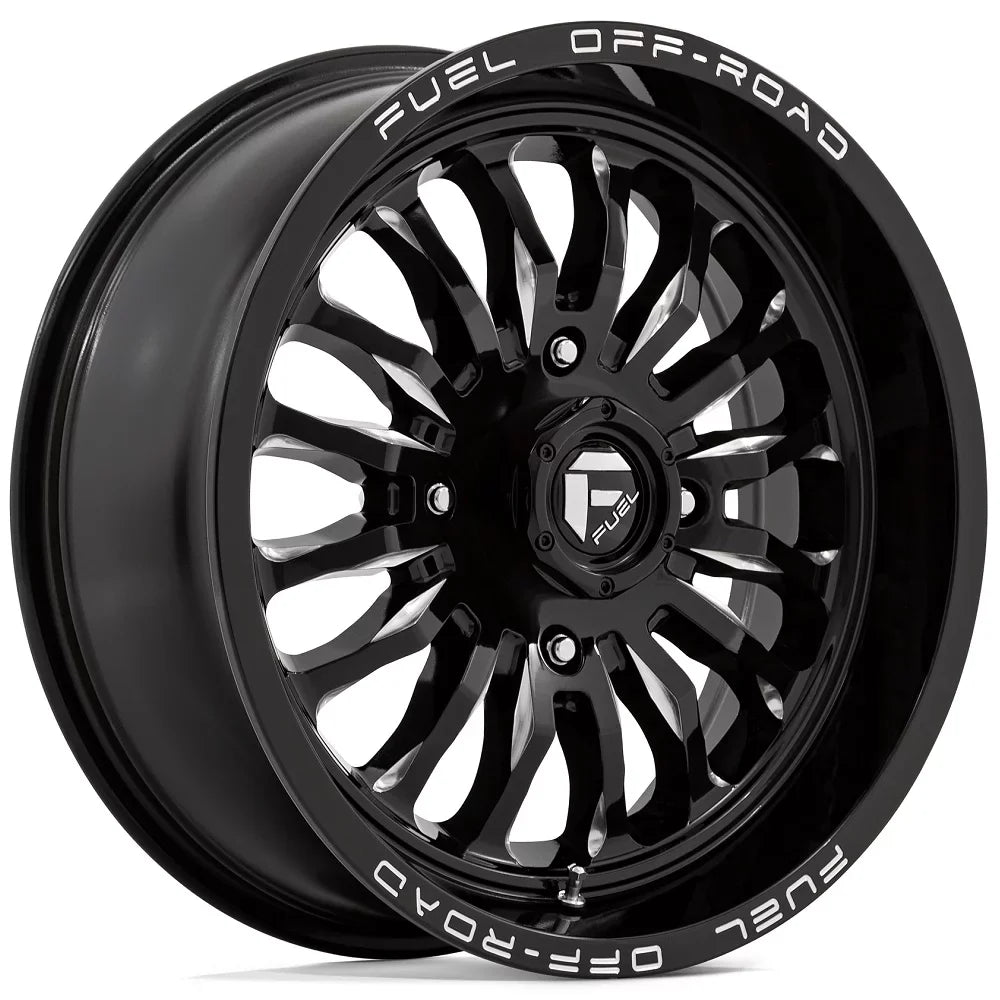 Fuel 28" Kawasaki Tires V3 ARC Mule Teryx 18" Black Cross Versa Wheels
