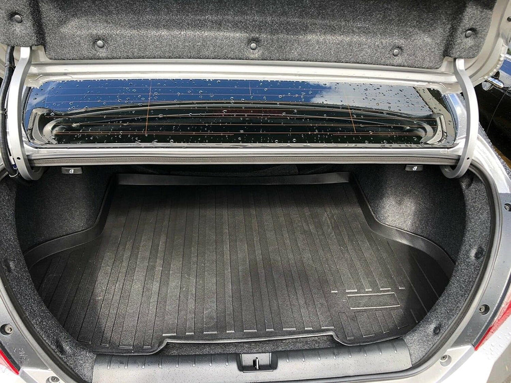 Trunk Trunk Civic Honda to – – Mats Mat – for Weather-Resistant Pre-Cut – Non-Slip Rubber Trunk EACCESSORIES – Sedan Mat for Install with Liner Raised Cars Laser EA Cargo Lip Design Easy Car 2016-2021