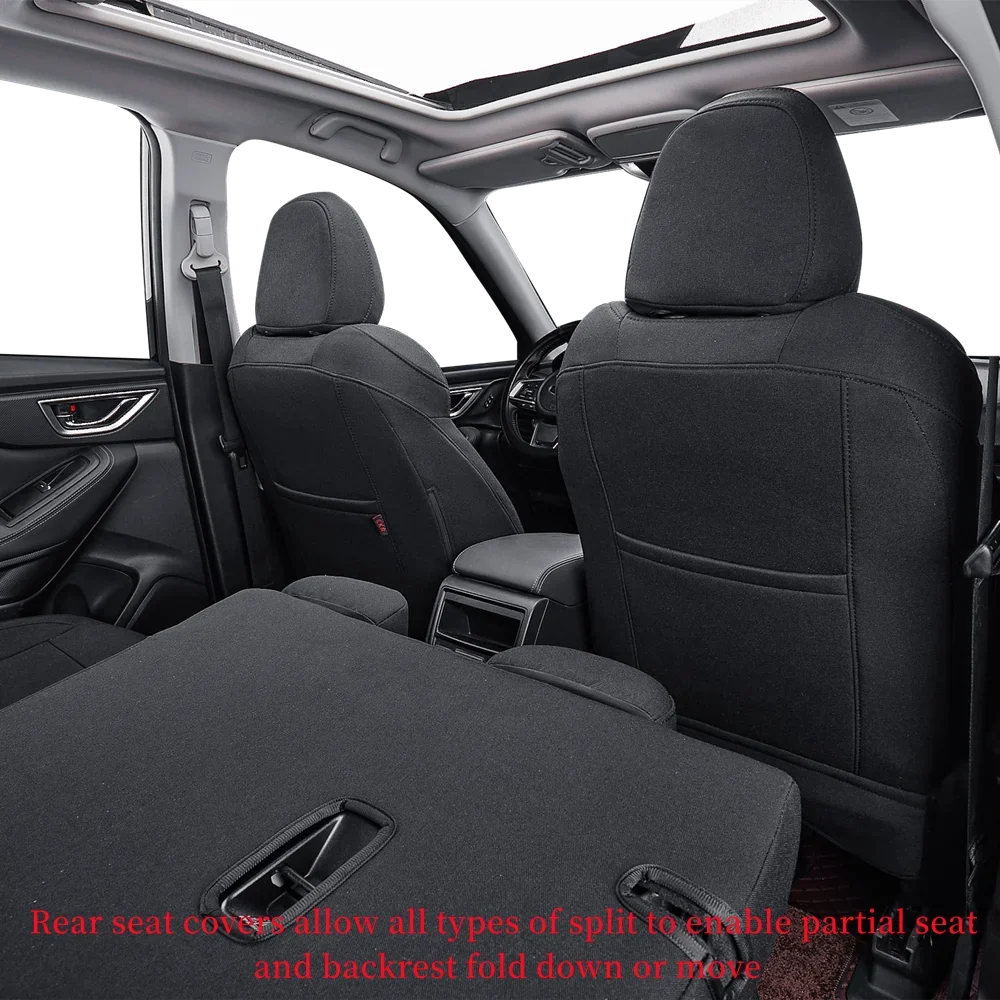 Polyester Custom 2022 Car - Covers 2020 Set) (Black,Full Fit 2019 Seat 2023 2021 Hyundai for 2018 KONA KONA Coverdream