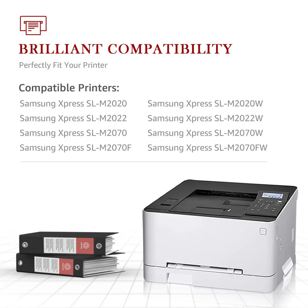 Cartridge M2070FW Toner for 111L Samsung Printer MLT111S (Black) M2026W SLM2020W 111S 111S D111S MLT-D111S 2-Pack Xpress M2022W Compatible MLT-D111S M2024
