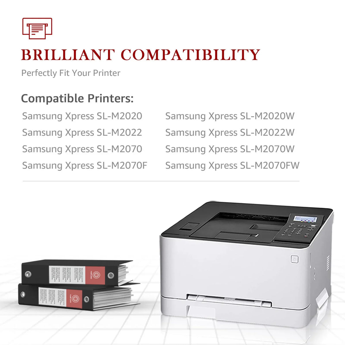 Cartridge M2070FW Toner for 111L Samsung Printer MLT111S (Black) M2026W SLM2020W 111S 111S D111S MLT-D111S 2-Pack Xpress M2022W Compatible MLT-D111S M2024
