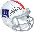 Helmet Autographed York New Barkley White Alternate Riddell Speed Saquon - Flat Authentic Revolution Mini Fanatics Giants Certified