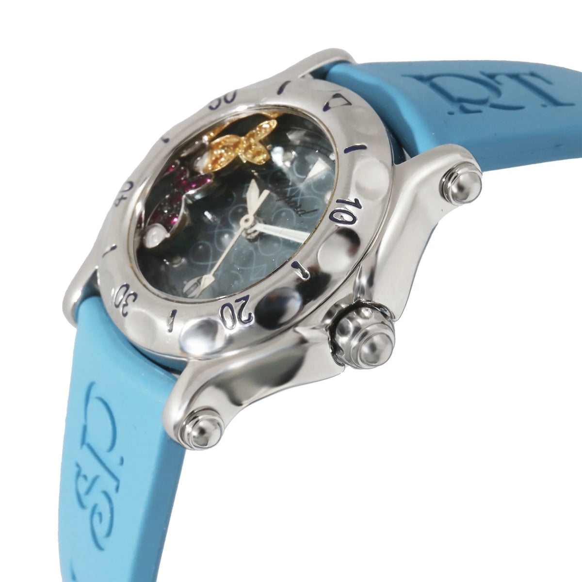Fish Pre-Owned Women's Watch Steel 27-8923-402 Chopard Happy Stainless in
