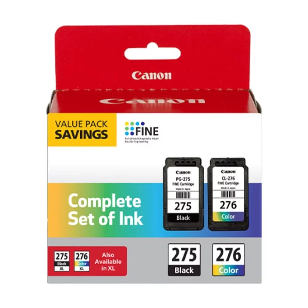 Set Pack Orginal and of PG-275/CL-276 Value Compatible XL Ink, Fully for Complete CL-276 Canon PG-275XL