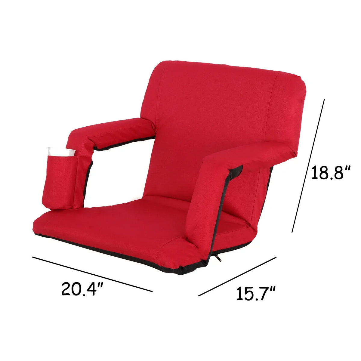 ZENSTYLE Holder Positions - Stadium Seat 7 Tiltable Red Cup Water-resistant with