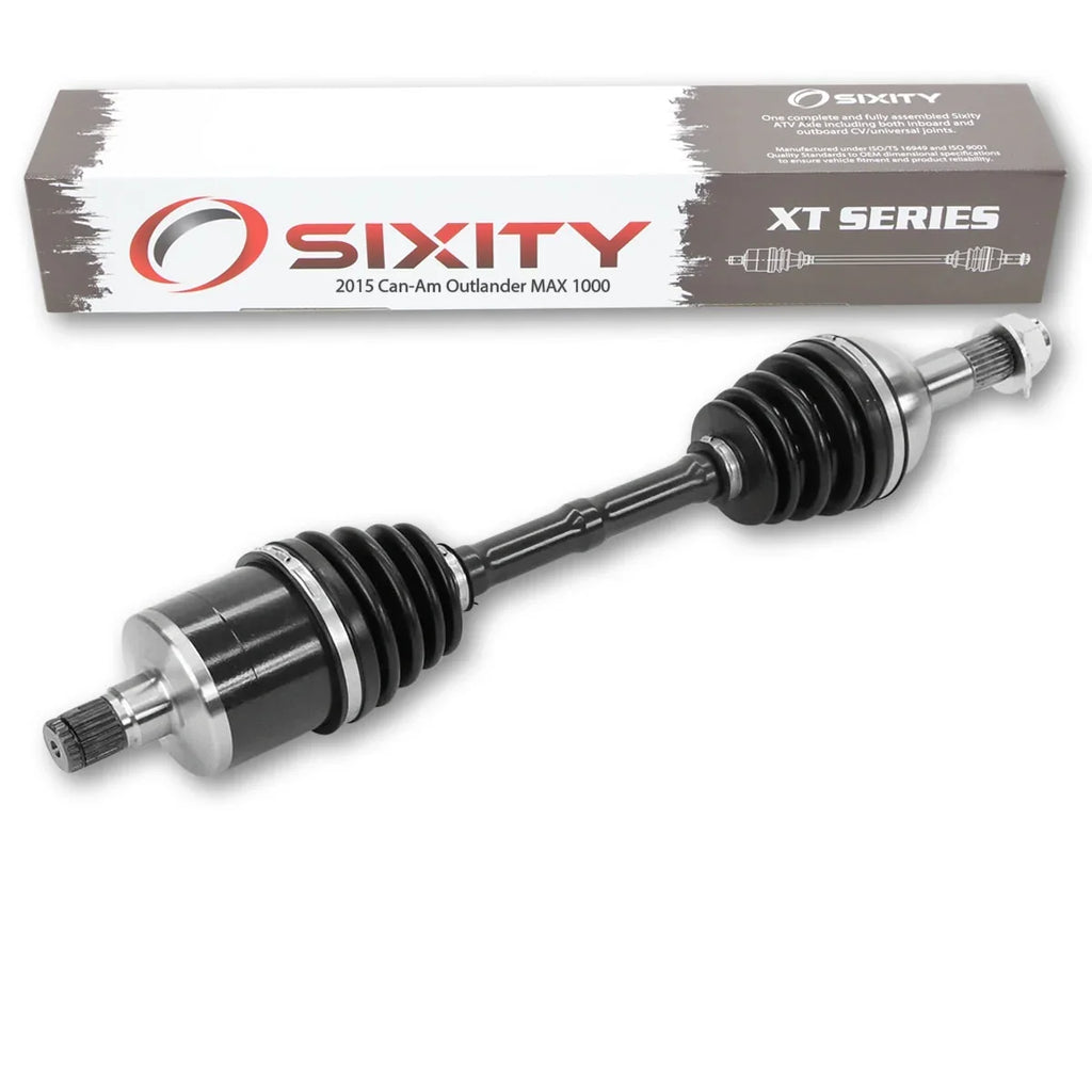 Sixity 1000 XT EFI Left Axle Rear 2015 4X4 Outlander MAX Can-Am - with compatible