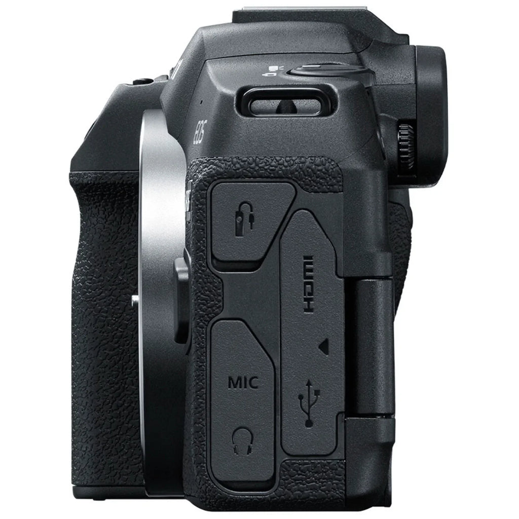 Canon LED SanDisk with + EOS Lens Memory Mirrorless + Card ZeeTech Accessory 32GB Case + Camera 24-50mm Bundle R8 RF Flash +