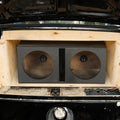 QBOMB15V Subwoofer 15" Port QPower Bedliner Spray Sub w/ Dual Vented Box