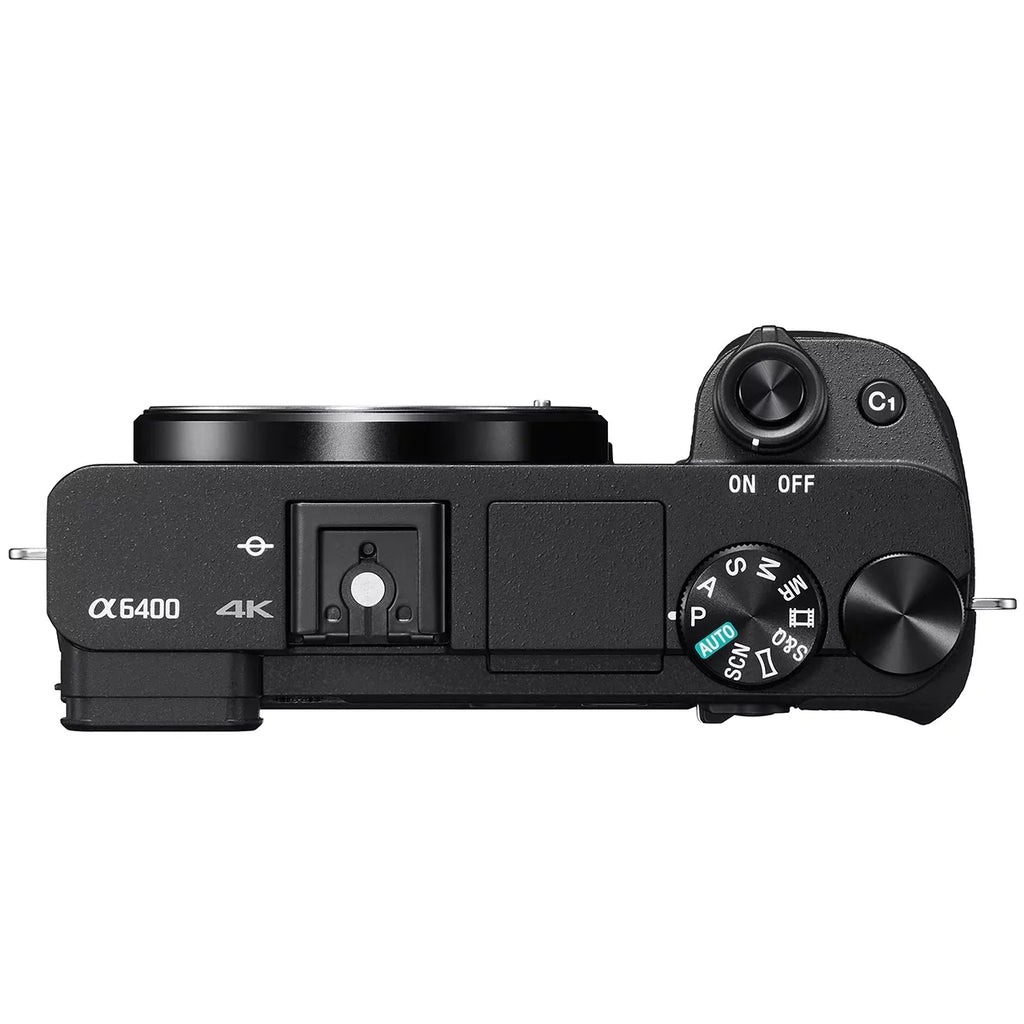 Zoom ILCE-6400 10-18mm Mirrorless 2018 Bundle Interchangeable-Lens 64GB Paintshop Lens, f/4 Camera Bag, Body Pro and Camera Camera a6400 with APS-C Sony Card, Memory E-Mount Wide-Angle Battery