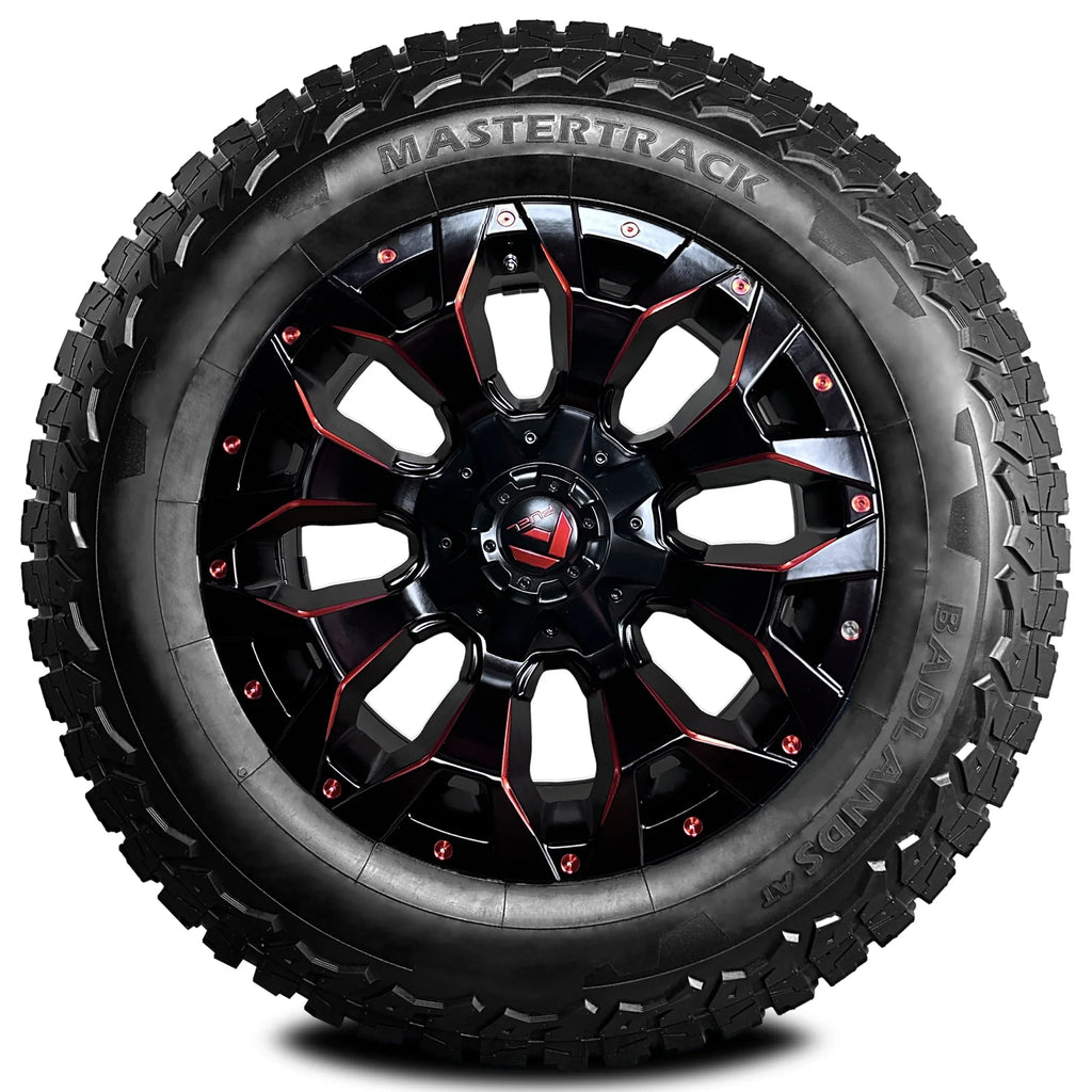 All 10 Ply BADLANDS LT285/70R17 126S Light Truck Mastertrack SUV Tire Only) AT E Terrain 285/70/17(Tire