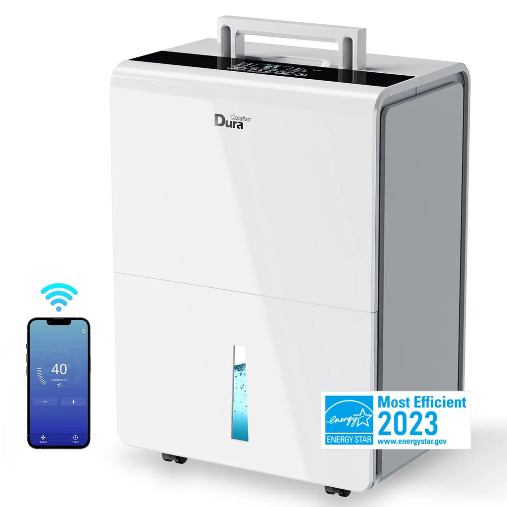 DOE to Dehumidifier Dehumidifiers 2012 (50 with 35 Basement,up for DuraComfort Pint 3000 Standard) Sq.ft WIFI Pint