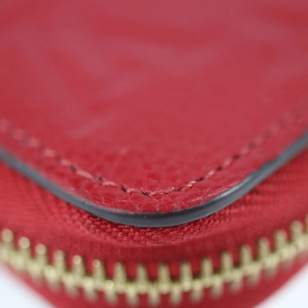 Zip Cerise Louis Vuitton M60737 Pre-Owned Monogram Around Zippy Implant Long (Good) LOUIS Zipper Wallet VUITTON Round