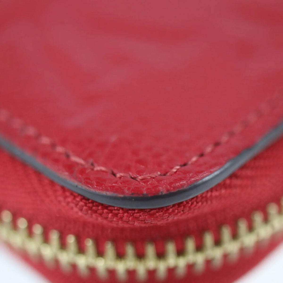 Zip Cerise Louis Vuitton M60737 Pre-Owned Monogram Around Zippy Implant Long (Good) LOUIS Zipper Wallet VUITTON Round