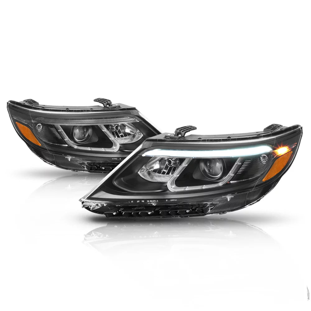 14-15 Kia Sorento for Housing Black Amber EX/SX Reflector Projector Headlight