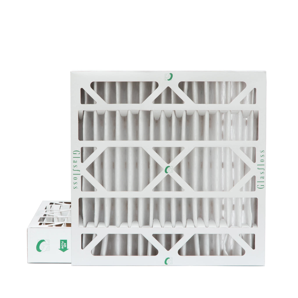 Pack Filters 19-1/2 Actual 4" of x by 3-3/4 MERV Inch 13 19-1/2 20x20x4 Size: x Air Glasfloss. 2 Pleated