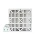 Pack Filters 19-1/2 Actual 4" of x by 3-3/4 MERV Inch 13 19-1/2 20x20x4 Size: x Air Glasfloss. 2 Pleated
