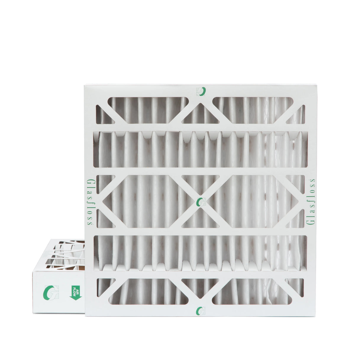 Pack Filters 19-1/2 Actual 4" of x by 3-3/4 MERV Inch 13 19-1/2 20x20x4 Size: x Air Glasfloss. 2 Pleated