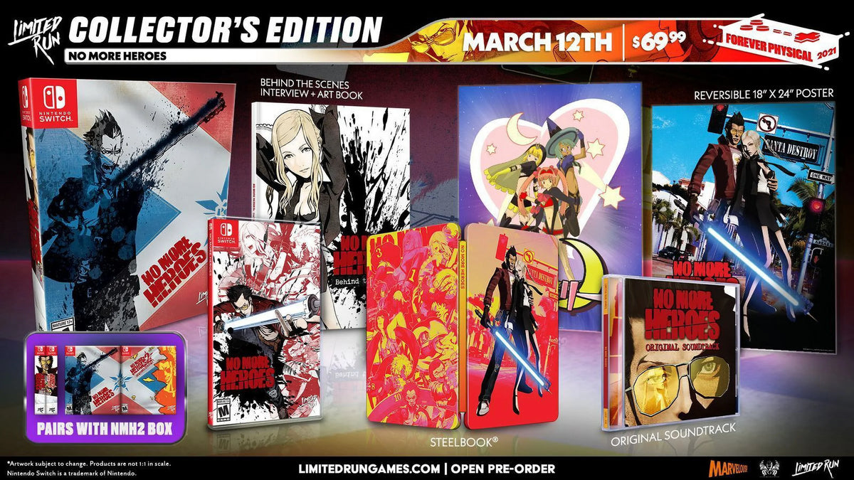 Limited Heroes: Collectors Edition Run #99 - Switch NEW - No Nintendo More